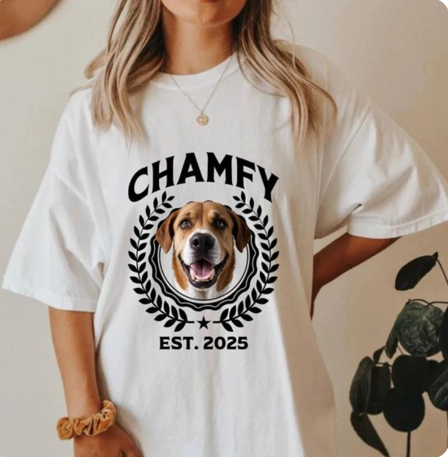 Tail-Wagging Superstar Tee | Your Pet, Born to Shine | 240 GSM Premium Oversized | FurEverMine.store